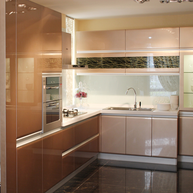 整体橱柜 无锡 佰丽爱家橱柜 金属烤漆系列|齐家